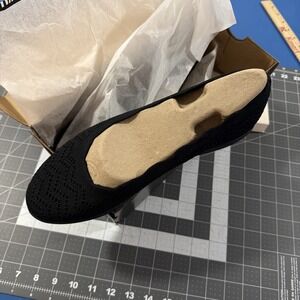 Skechers Cleo Flex-Wedge Shoes Women's 9.5 Black New Days Vegan - New